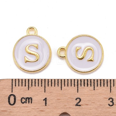 Golden Plated Alloy Charms X-ENAM-S118-01S-1