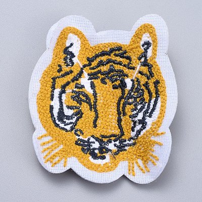 Computerized Embroidery Cloth Iron on/Sew on Patches X-DIY-D048-30-1