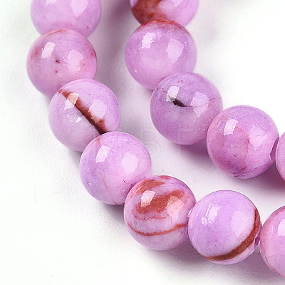 Natural Persian Jade Beads Strands G-A255-A02-01D-1