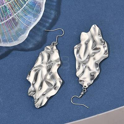 304 Stainless Steel Dangle Earrings EJEW-F402-01P-1