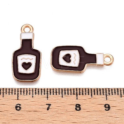 Alloy Enamel Pendants ENAM-T020-45-RS-1