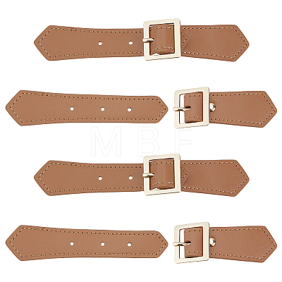 4Pcs Leather Sew on Toggle Buckles FIND-FG0005-62A-1