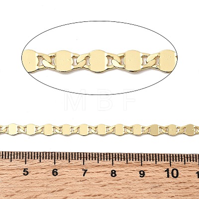 Brass Horse Eye Link Chains CHC-Z002-02G-1