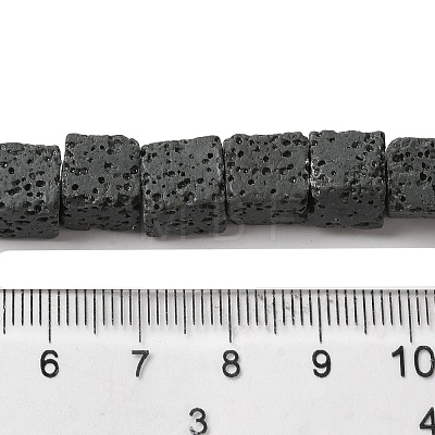 Dyed & Natural Lava Rock Beads Strands G-L435-01-8mm-23-1