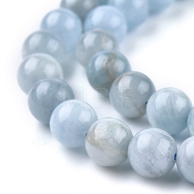 Natural Aquamarine Beads Strands G-F641-02-01A-1