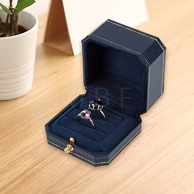 Rectangle Cardboard Jewelry Couple Ring Storage Boxes CON-CL0001-15-1