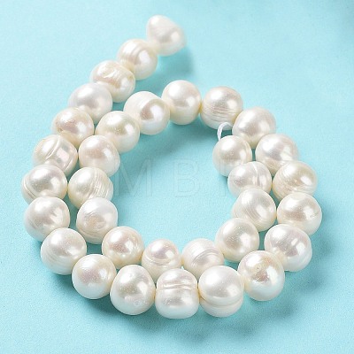 Natural Cultured Freshwater Pearl Beads Strands PEAR-E019-09-1