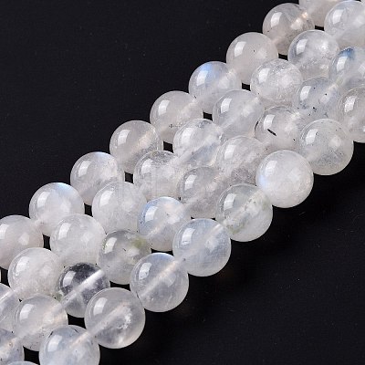 Natural Rainbow Moonstone Beads Strands G-I249-B04-05-1