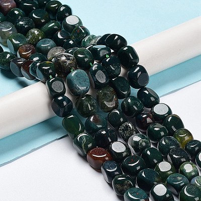 Natural Indian Agate Beads Strands G-C038-02R-1