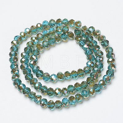 Electroplate Glass Beads Strands EGLA-A034-T3mm-J06-1