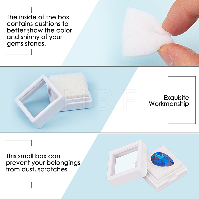 20Pcs Acrylic Jewelry Box OBOX-GF0001-12-1