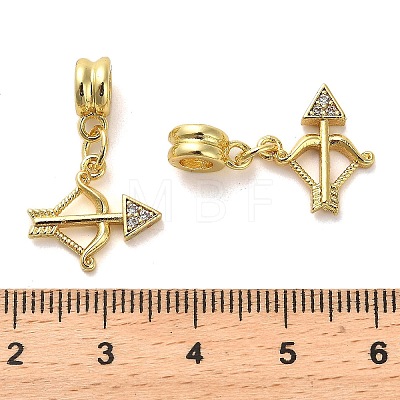 Rack Plating Brass Micro Pave Cubic Zirconia Charms KK-S398-02A-1