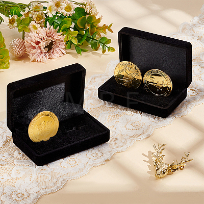 Velvet with Plastic Jewelry Set Box CON-WH0097-03B-1