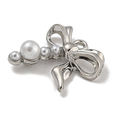 Alloy ABS Pearl Pendants PALLOY-F312-53P-1