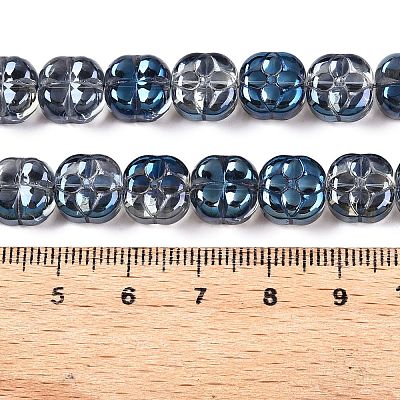 Electroplate Glass Beads Strands EGLA-T021-06H-1