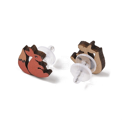 Thanksgiving Stud Earrings Set EJEW-U016-01P-02-1