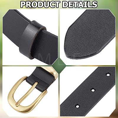 Cowhide Waist Belts AJEW-WH20070-229A-1