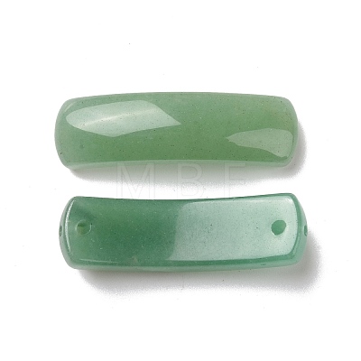 Natural Green Aventurine Connector Charms G-D460-02C-1