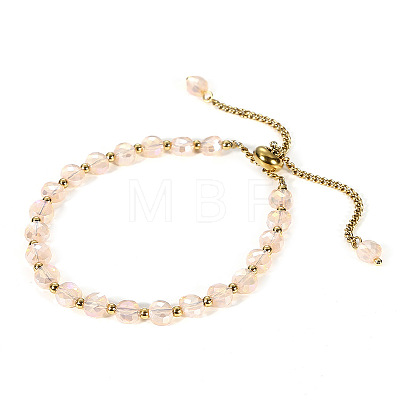 Golden 304 Stainless Steel Chain Slider Bracelets RT4821-2-1