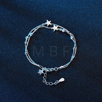Brass Link Bracelet BJEW-BB45108-1