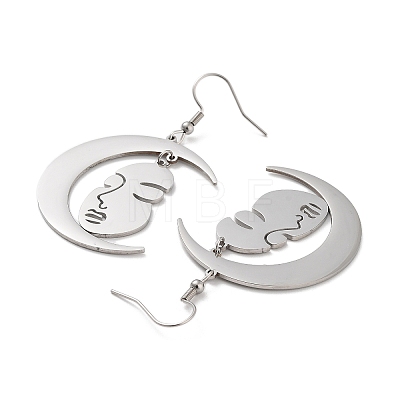 Non-Tarnish 304 Stainless Steel Dangle Earrings EJEW-P271-13P-1