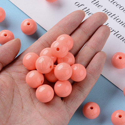 Opaque Acrylic Beads MACR-S370-C16mm-SS2109-1