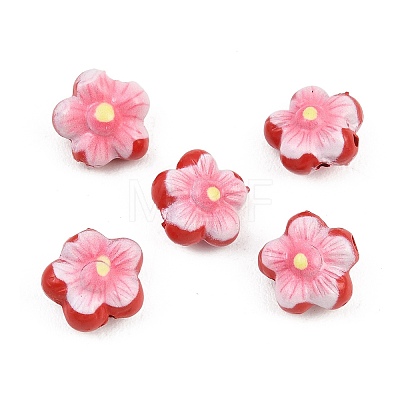 Printed Cinnabar Beads CARL-A001-01C-1