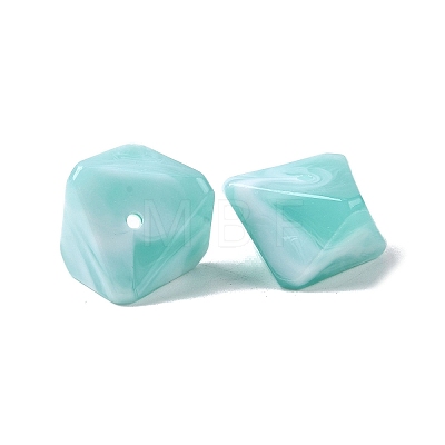Opaque Acrylic Beads OACR-D320-02O-1