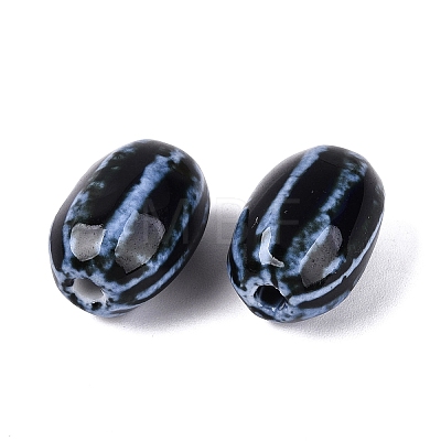 Vintage Handmade Porcelain Beads PORC-Q006-10N-1