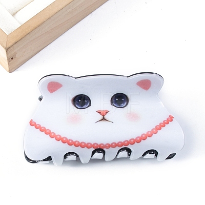 Cat Shape PVC Claw Hair Clips PW-WG23674-08-1