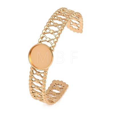 304 Stainless Steel Cuff Bangle Making STAS-F366-11A-G-1