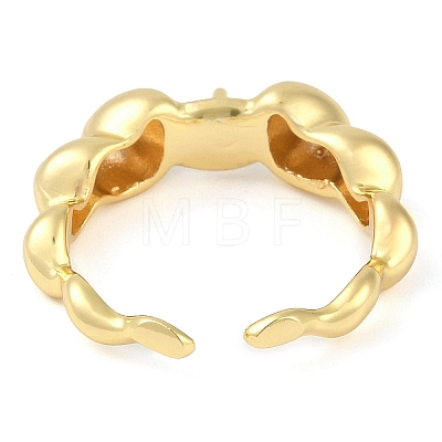 Brass Cuff Finger Ring Settings KK-L219-15C-G-1