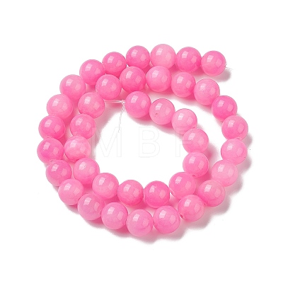 Natural Mashan Jade Round Beads Strands X-G-D263-10mm-XS34-1