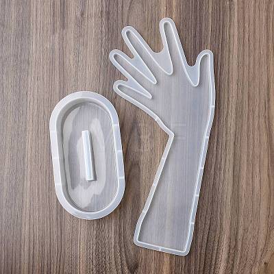 Hand DIY Holder Silicone Molds DIY-A059-10-1