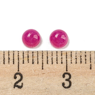 Natural White Jade Dyed Cabochons G-H309-03-35-1