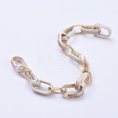 Handmade Paperclip Chains AJEW-JB00606-05-1