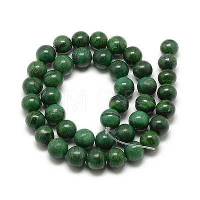 Natural African Jade Beads Strands G-R432-12-12mm-1