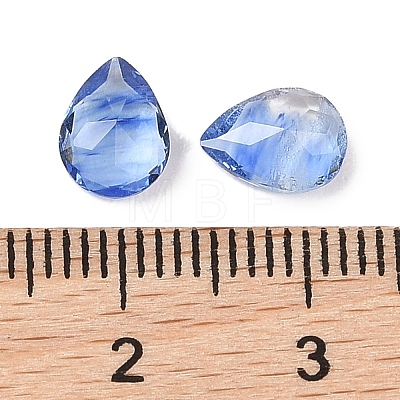 Blue Watermelon Stone Glass Cabochons G-C146-01D-1