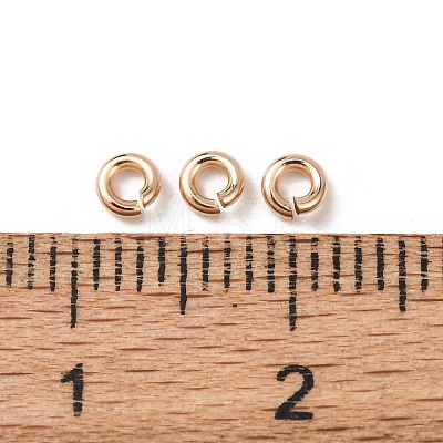 1/20 14K Gold Filled Open Jump Rings KK-G164-05G-02-1