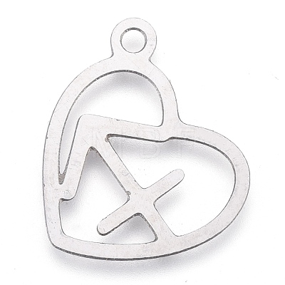 Non-Tarnish 304 Stainless Steel Pendants STAS-M228-A01-07P-1