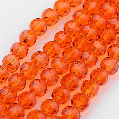 Transparent Glass Bead Strands GLAA-G013-10mm-70-1