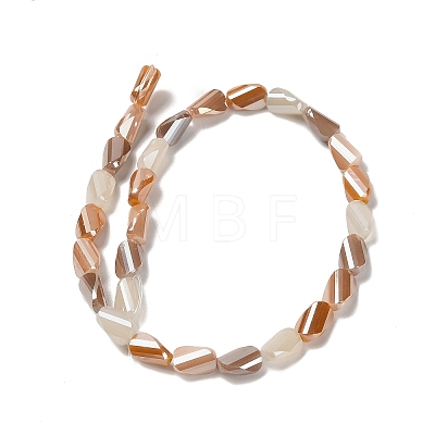 Electroplate Glass Beads Strands EGLA-P065-01A-03-1