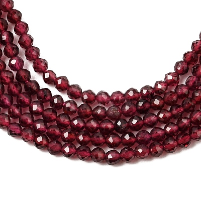 Natural Garnet Beads Strands X-G-J002-20-1