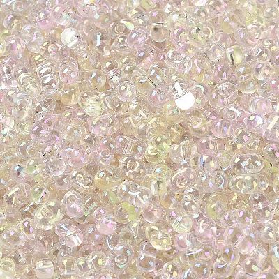 AB Color Plated Glass Seed Beads SEED-L011-06B-02-1