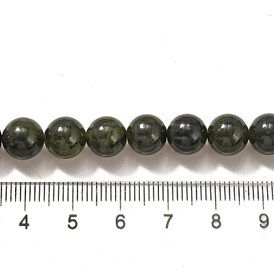 Natural Jade Beads Strands G-H090-A01-8MM-1