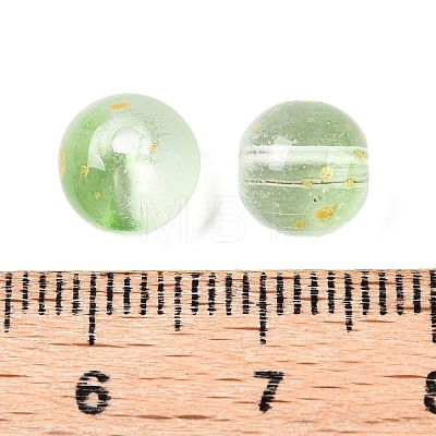 Frosted Baking Paint Glass Beads X1-DGLA-N005-8mm-08-1