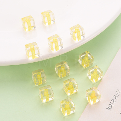 Transparent Acrylic Beads TACR-S154-12A-81-1