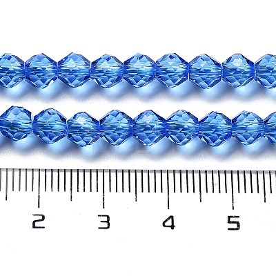 Transparent Glass Beads Strands GLAA-A014-03G-1