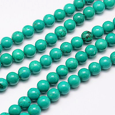 Natural Magnesite Beads Strand X-TURQ-G096-10mm-1