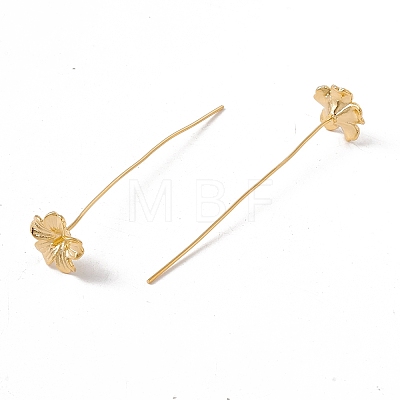 Brass Flower Head Pins LS-FIND-B009-10G-1